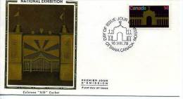 CANADA FDC Centenaie De L´Exposition Nationale  Y&T: 676  Scott: 767 Cachet Colorano Silk - 1971-1980