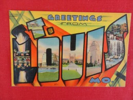 Greetings From St Louis – Missouri  Linen Not Mailed  Ref 1187 - St Louis – Missouri