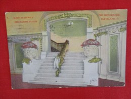 - Ohio > Cleveland  Main Stairway Mezzanie Floor The Hippodrome 1908 Cancel   Ref 1187 - Cleveland