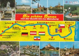 CPA FURWANGEN- DANUBE SPRING, DANUBE TRAIL FROM ORIGIN TO BLACK SEA, CASTLES TOWNS - Furtwangen