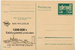 DDR P79-5-75 C27 Postkarte PRIVATER ZUDRUCK Düngemittel Zielitz 1975 - Privatpostkarten - Ungebraucht