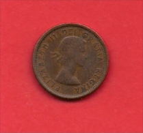 CANADA, 1980, XF Circulated Coin, 1 Cent, Bronze,  Km49,  C1839 - Canada