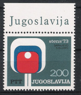 Jugoslawien 1973 Mi 1505 ** MNH Sport Tischtennis Table Tennis Ping-pong Championships WM - Nuovi