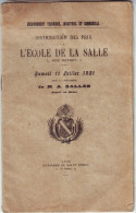 DISTRIBUTION DES PRIX ECOLE DE LA SALLE à LYON RUE NEYRET 1931 - Diplomi E Pagelle