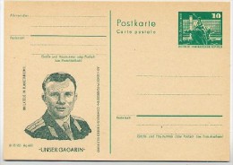 YURI GAGARIN East German Postal Card P79-8-81 Private Print C145  Burg 1981 - Autres & Non Classés