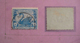 AUSTRALIE 1901 OBLITERE CIGNE BLEU 2p WESTERN AUSTRALIA USED BLUE SWAN 2p - Usati