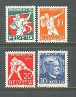 1932 SWITZERLAND PRO JUVENTUTE MICHEL: 262-265 MNH ** / MH * - Unused Stamps
