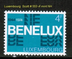 LUXEMBOURG   Scott  # 553**  VF MINT NH - Otros & Sin Clasificación