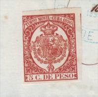 E4606 CUBA \"VALE POR\". HOSPITAL GARCINI 1895 ESPAÑA SPAIN - Segnatasse