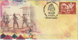 India  2013  HOLI  The Festiwal Of Colours  Special Cover  # 50150 - Brieven En Documenten