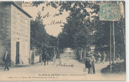 38 // SAINT JEAN DE BOURNAY  Avenue De La Gare   ANIMEE - Saint-Jean-de-Bournay