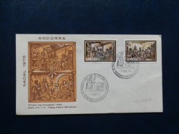 40/147   FDC   ANDORRA  1976 - Lettres & Documents