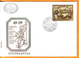 Yugoslavia 1976 Y FDC History Battle At Vucji Dol Mi No 1648 Postmark Beograd 16.06.1976. - FDC