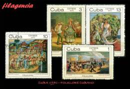 USADOS. CUBA. 1970-20 FOLKLORE CUBANO. PINTURAS - Gebraucht