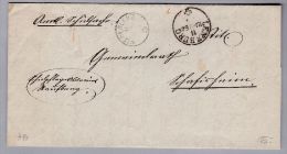Heimat AG LENZBURG 1864-03-11 Amtlich Brief - Covers & Documents