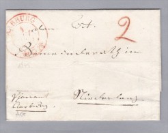 Heimat AG AARBURG 1845-10-01 Brief Nach Reichenberg - ...-1845 Voorlopers