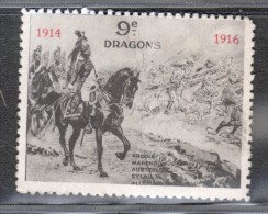 VIGNETTE MILITAIRE - 9e DRAGONS - Vignettes Militaires