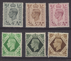 GB KG6 1937-47 Selection To 1s MLH(*) - Nuovi
