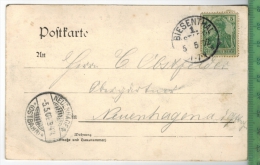 Gruss Aus Berlin 1902, Verlag: ---, POSTKARTE Mit Frankatur, Mit 2 X  Stempel, BIESENTHAL 5.5.02 Nach NEUENHAGEN - Biesenthal