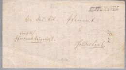 Heimat AG RUPPERSWIL 1855-11-01 Amtlich Brief Nach Holderbank - 1843-1852 Timbres Cantonaux Et  Fédéraux