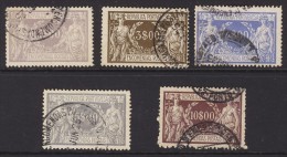 Portugal 1920 Parcel Stamps High Values Fine Used - Oblitérés