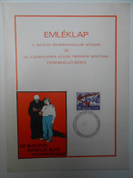 Hungary 1979. Stamp Exhibition Souvenir Card With Special Cancelling - Covers & Documents