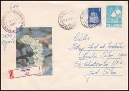 Romania 1975, Registered Uprated Cover W./ Postmark Agnita - Briefe U. Dokumente