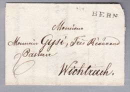 Heimat BE BERN 1824-07-01 Zahlungsanweisung Nach Wichtrach - ...-1845 Vorphilatelie