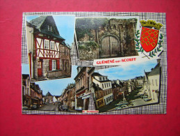 CPM 56 MORBIHAN   GUEMENE SUR SCORFF   MULTI VUES       VOYAGEE 1972 ???   CARTE EN BON ETAT - Guemene Sur Scorff