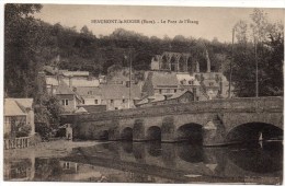 CP, 27, BEAUMON-le-ROGER, Le Pont De L'Etang, Voyagé En 1925 - Beaumont-le-Roger