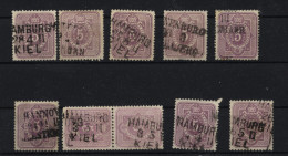 D.R.Nr.32,Lot Bahnpost-o  (5671) - Used Stamps