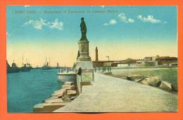 Egypte -  Port Said   "  Monument Of Ferdinand De Lesseps Statue " - Port-Saïd