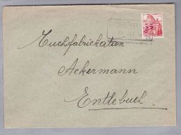 Heimat TI CRESCIANO 1943-09-28 Bahnstations-stempel Auf Brief Nach Entlebruch - Storia Postale