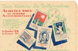 Carnet De Timbres -pour Vaincre La Tuberculose1929 - - Antituberculeux