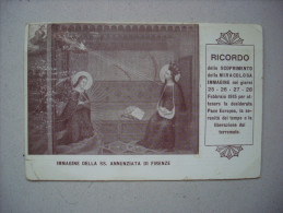 Cartolina Ricordo - Immagine Della Ss. Annunziata Di Firenze 1915 - Autres & Non Classés
