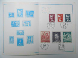 Hungary 1972. Sandor Petofi Set From 1949 + 1972 On Souvenir Card With Special Cancelling ! - Covers & Documents