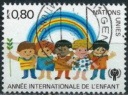 Nations-Unies (Genève) 1979 - Enfants Et Arc-en-ciel ( YT 83 ) - Oblitérés