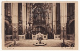 GERMANY - AK ANNABERG - St. ANNENKIRCHE INNEN - CHURCH INTERIOR - C1925 Vintage Postcard   [7249] - Annaberg-Buchholz