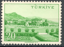 Turkey  1960   Landscapes - Mugla   20k   MNH    Scott#1405 - Nuovi