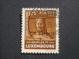 LUXEMBOURG  ( O )  De 1935    "   Oeuvres Sociales - Effigie De CHARLES  1er    "      N° 280 , 281           2 Val . - Used Stamps