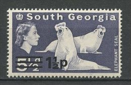 GEORGIE DU SUD 1971 N° 27 ** Neuf = MNH Superbe Cote 2 €  Faune Mammifères Animaux Fauna - Südgeorgien