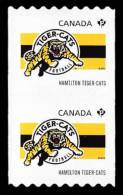 Canada (Scott No.2564 - CFL Teams) [**] (P) Roulette En Paire / Coil Pair - Unused Stamps