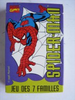 JEU De Cartes Des 7 FAMILLES  SPIDERMAN CARTA MUNDI 1996 - MARVEL - Statuettes En Résine