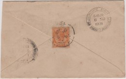 Straits Settlements, King George V, Cover Sent From Singapore To Johore, Malaysia 2 Pictures - Straits Settlements