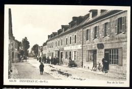 Cpa Du  22  Penvénan Rue De La Gare BCH16 - Penvénan