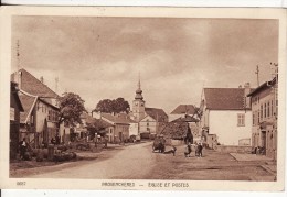 PROVENCHERES-SUR-FAVE (Vosges)  Eglise Et Bureau De Poste - P.T.T -  - VOIR 2 SCANS - - Provencheres Sur Fave