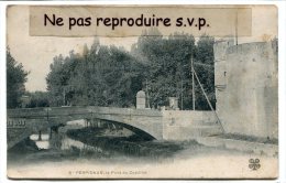 - 6 - PERPIGNAN - Le Pont Du Castillet, Ancien Pont ?, Rare, écrite, Cachet 1905, Pub Job, TBE, Scans.t;, - Perpignan