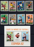 C5023 ZAIRE 1982, SG 1067-75 Football World Cup  MNH - Unused Stamps