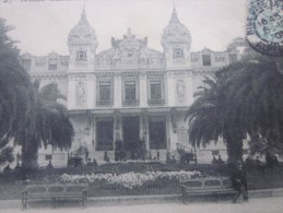 Monaco Monte-Carlo CPA Entrée Du Casino-cachet à Date 1905 Nice Dr De La Gare Pr Petit Marseillais Quai Du Canal Marseil - Casinò