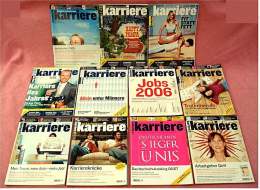 11 X Zeitschrift "Junge Karriere" Das Magazin Vom Handelsblatt , 2003-2006 - Andere & Zonder Classificatie